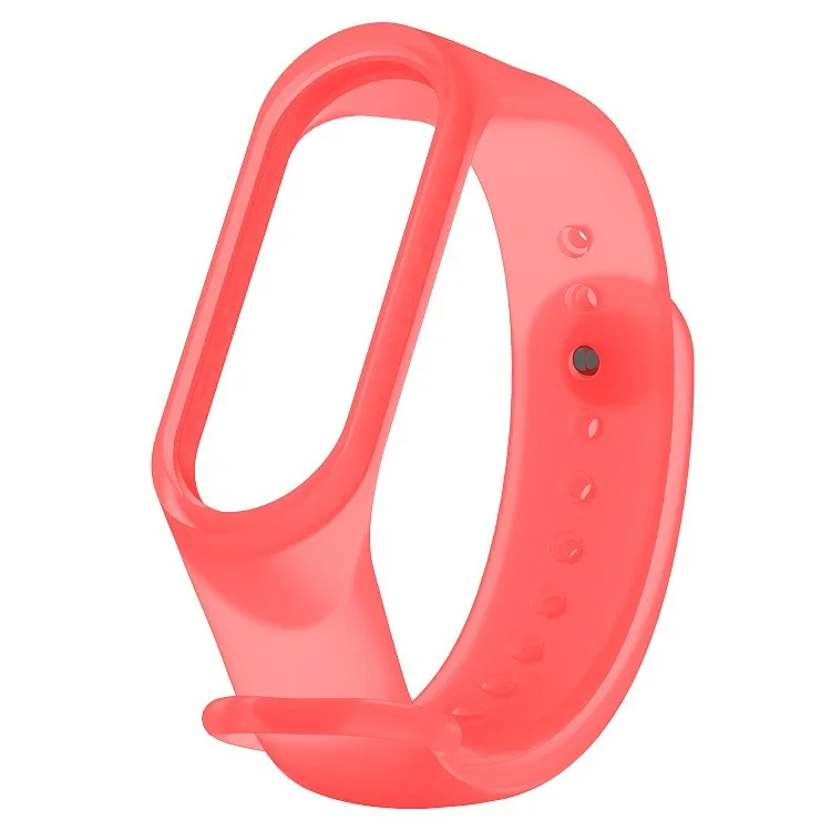 

Clear Strap for Mi Band 6 5 Replaceable Bracelet Transparent Wristband Change Colour In Sunlight New 2021