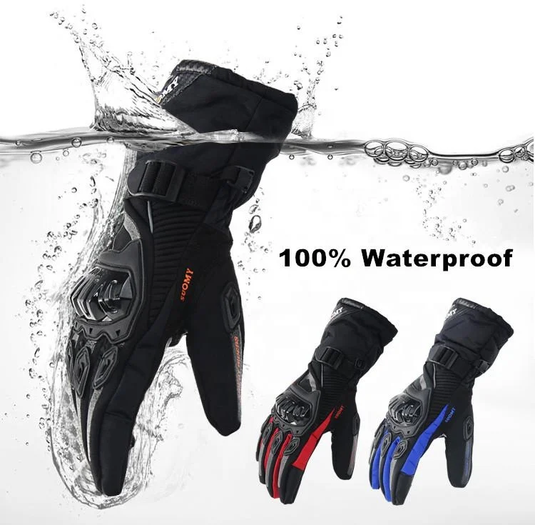 

SUOMY Motorcycle Windproof Glove Motorbike 100% Waterproof Winter warm Guantes Moto Luvas Motosiklet Protective Motocross Glove