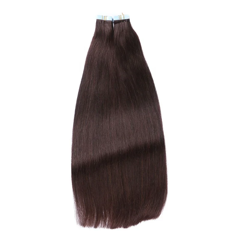 

Natural cuticle aligned russian luxury human natural tape hair extensions