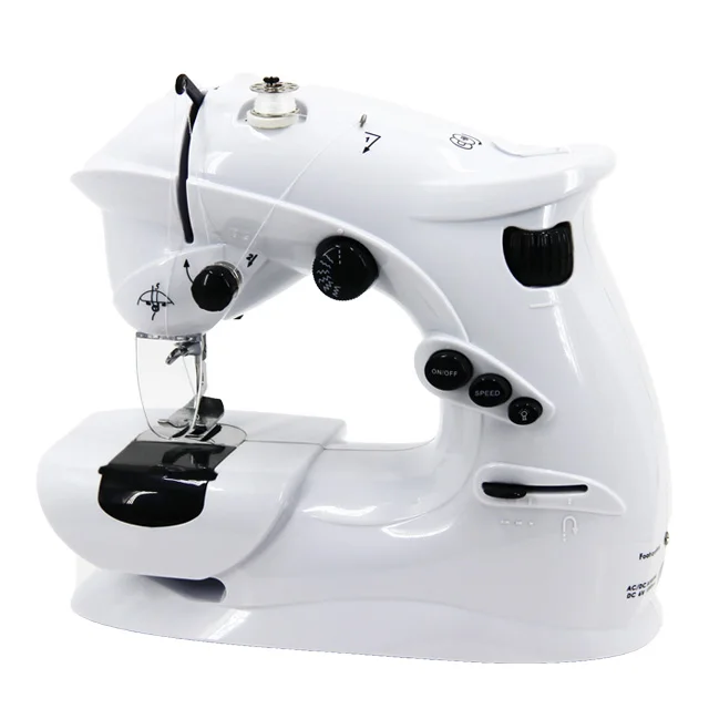 simple sewing machines on sale kmart with LED light and cutter and adaptor UKICRA UFR-403