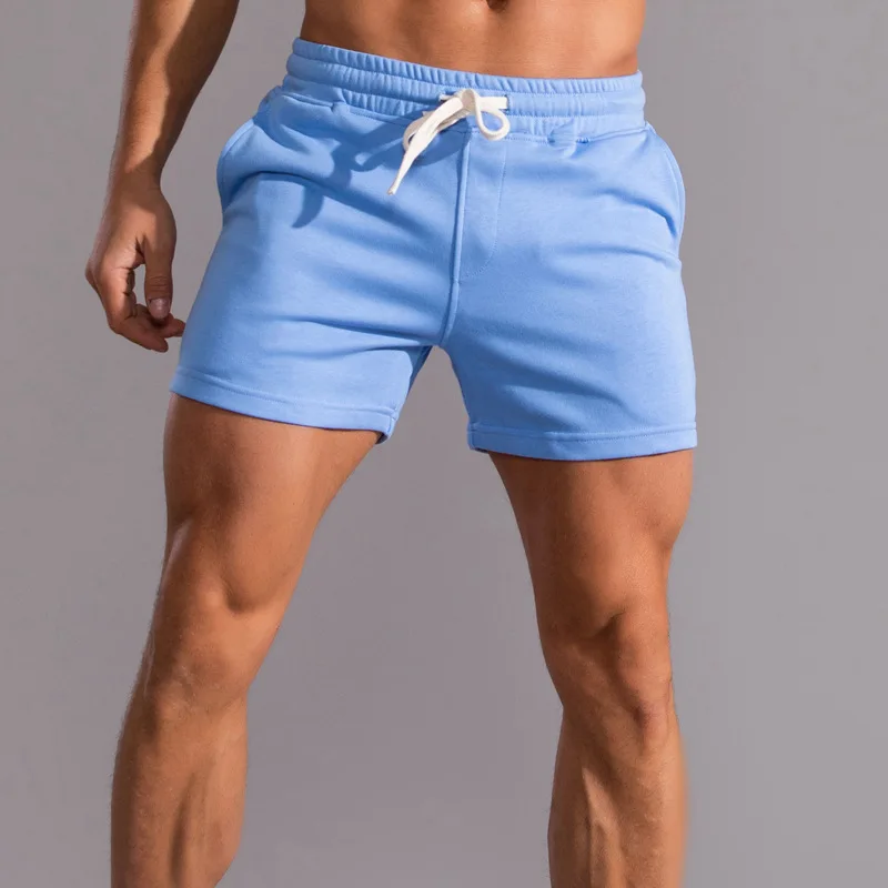 

PT235 Custom Mens Cotton Shorts Comfortable French Terry Cotton Men's Shorts Gym Sports Sweat Shorts for Men