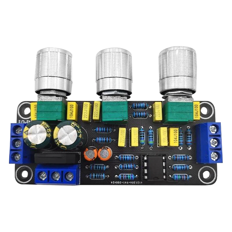 

Audio Amprifier Equalizer DIY HIFI NE5532 Preamplifier Board Tone Treble Bass Preamplifiers Preamp Tone Control Pre Amplifier