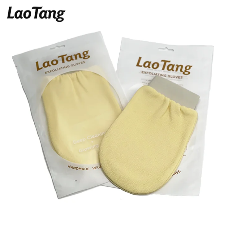 

Best Selling Skin Care Organic Exfoliating Glove Body Scrub Wholesale Exfoliating Mitts, Colorful