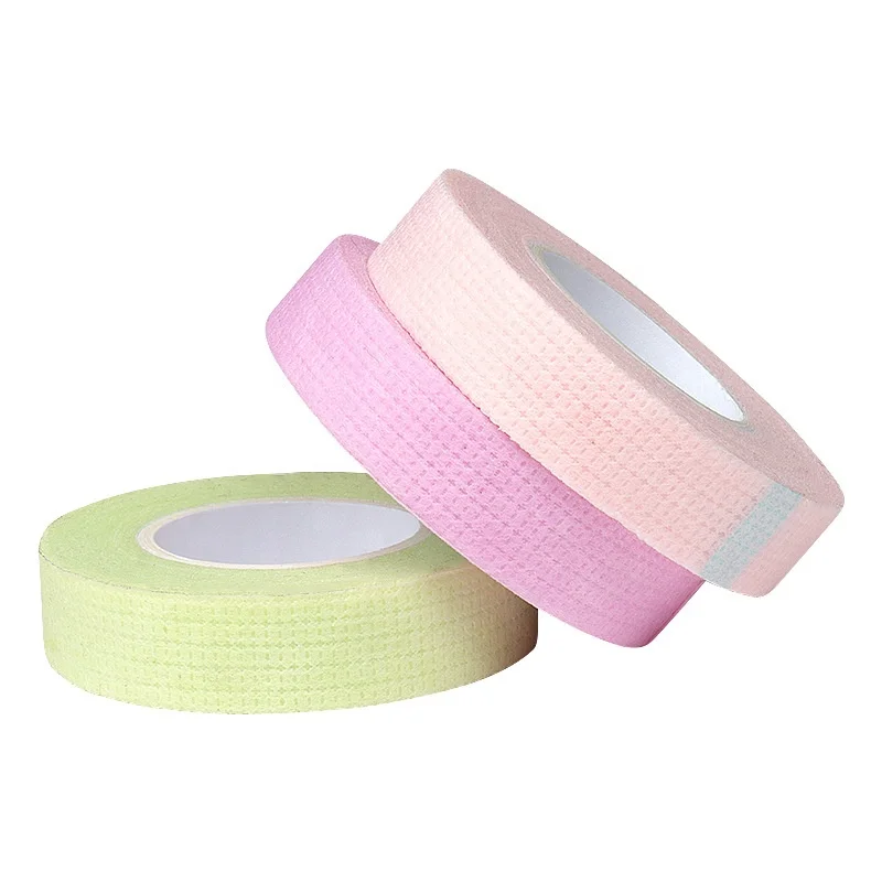 

Astinlash Eyelash Extension Pink Tapes Microhole Lash Tape Non Woven Private Label, Pink/green/white/blue/purple