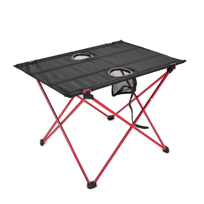 

Folding Tables and Chairs Outdoor Picnic Table Casual Barbecue Camping Table, Black