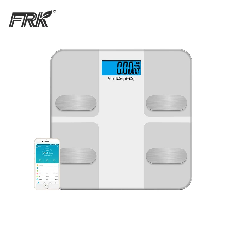 

2021 BMI Calorie Colorful Blue tooth Electronic Digital Weighing Body Fat personal smart Scale, Customized color