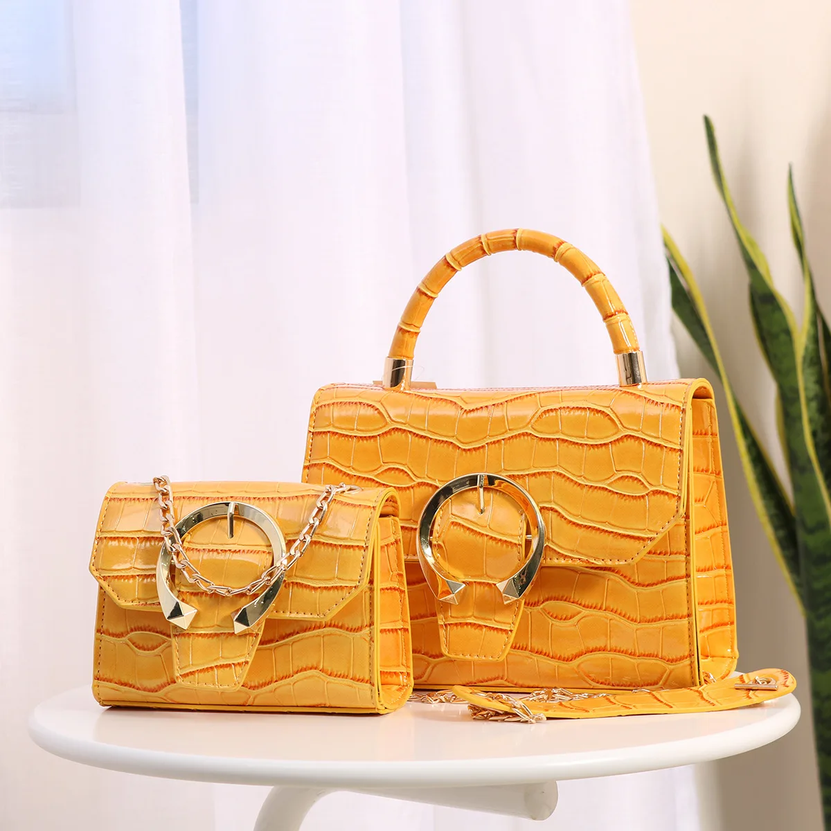 

2022 Luxury Ladies Designer Handbags Famous Brands Pu Leather Crossbody Handbags Set, 10 colors