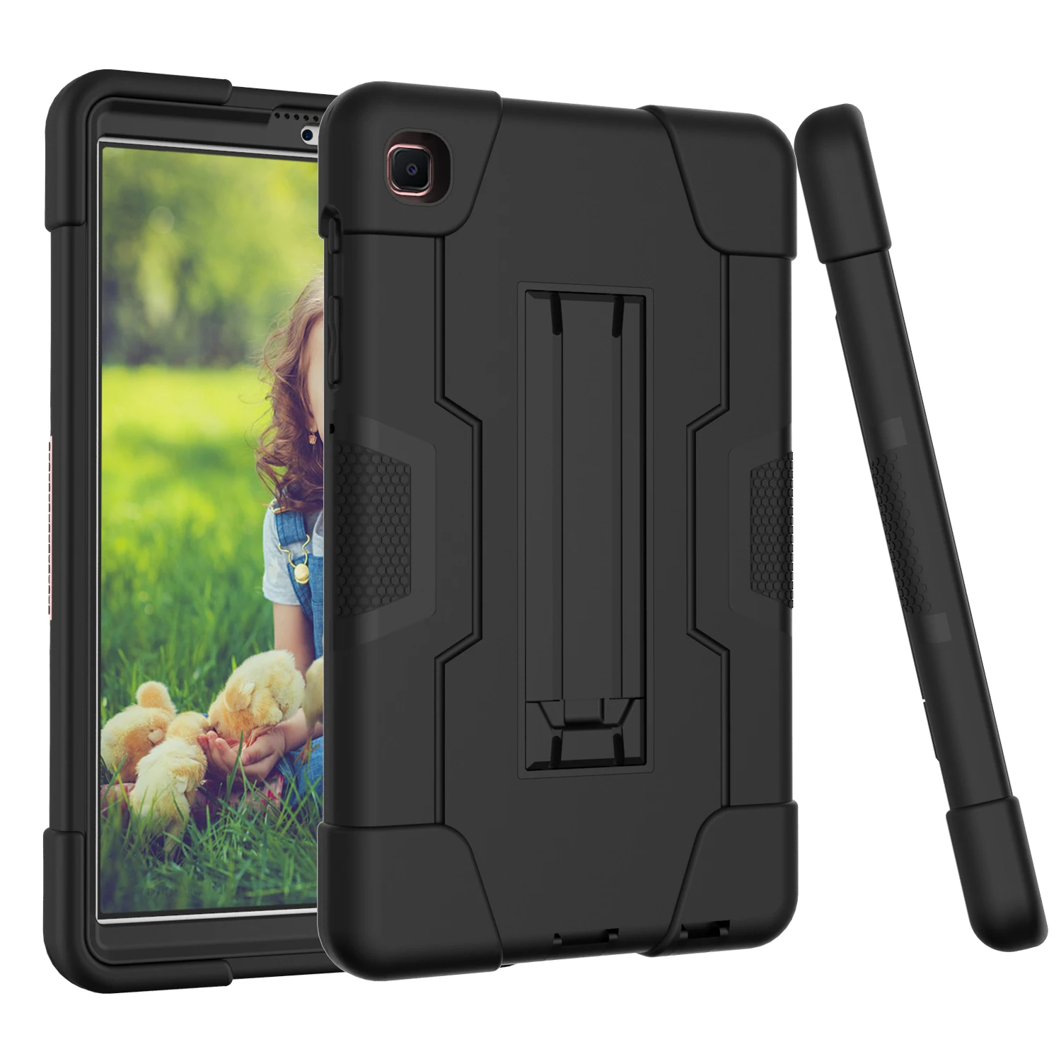 

Robot Armor Case for Samsung Galaxy Tab A7 Lite 8.7 inch T220 T225 2021 with Kickstand Heavy Duty Shockproof Stand Tablet Cover