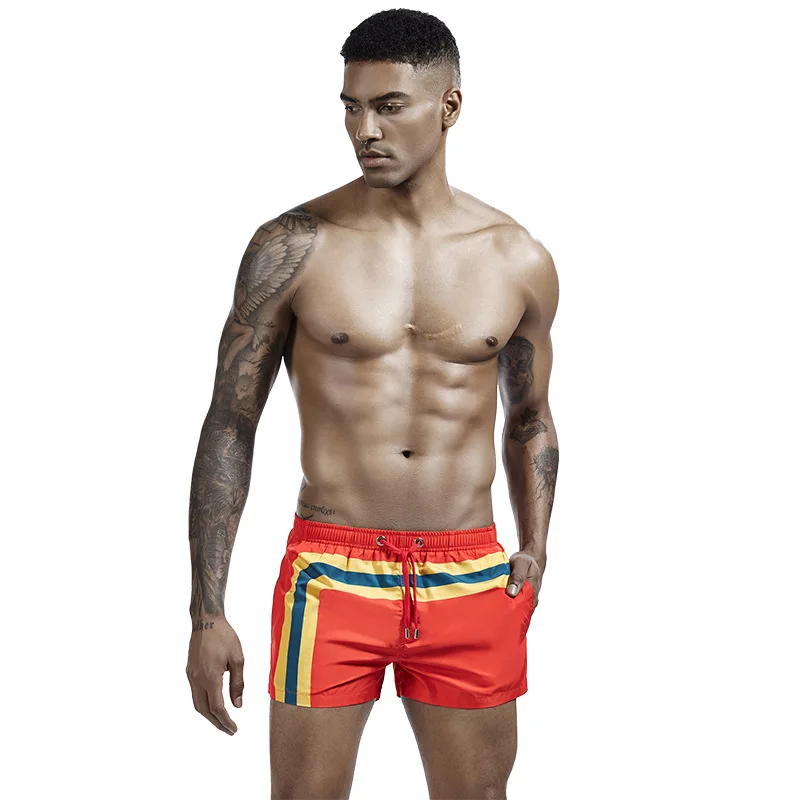 

Summer Sexy mens beach shorts Plus size men sports running shorts quick dry Swimwear surf boardshorts