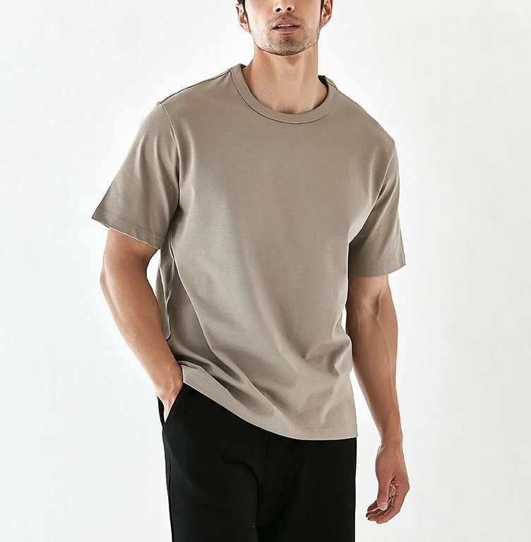 

premium gym tshirts mens oversized wholesale price round neck blank t-shirt cotton