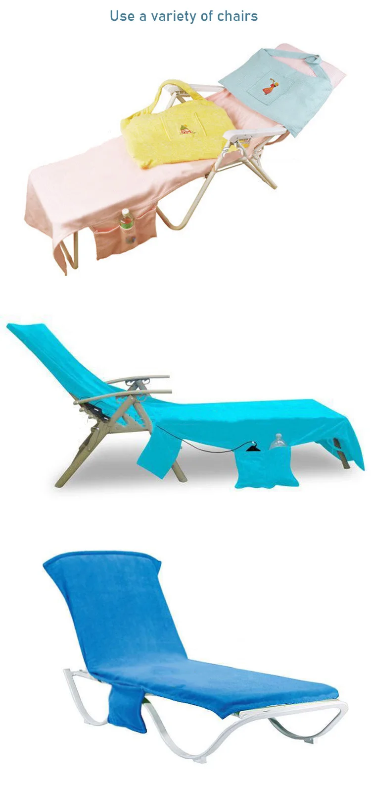 folding pool lounge chairs on Free Shipping Various Colors Outdoor Beach Towel Chair Covers Pool Lounge Chair Cover With Pockets Buy Chair Cover Beach Chair Cover Lounge Chair Cover Product On Alibaba Com
