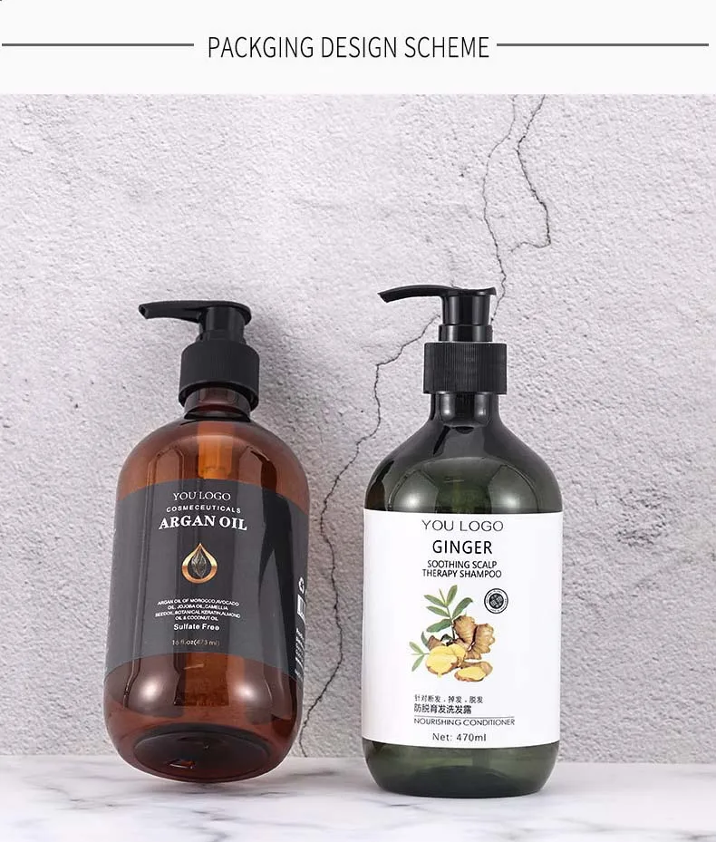 300ml Eco Friendly Brown Shampoo Packaging Bottles Buy Brown Shampoo