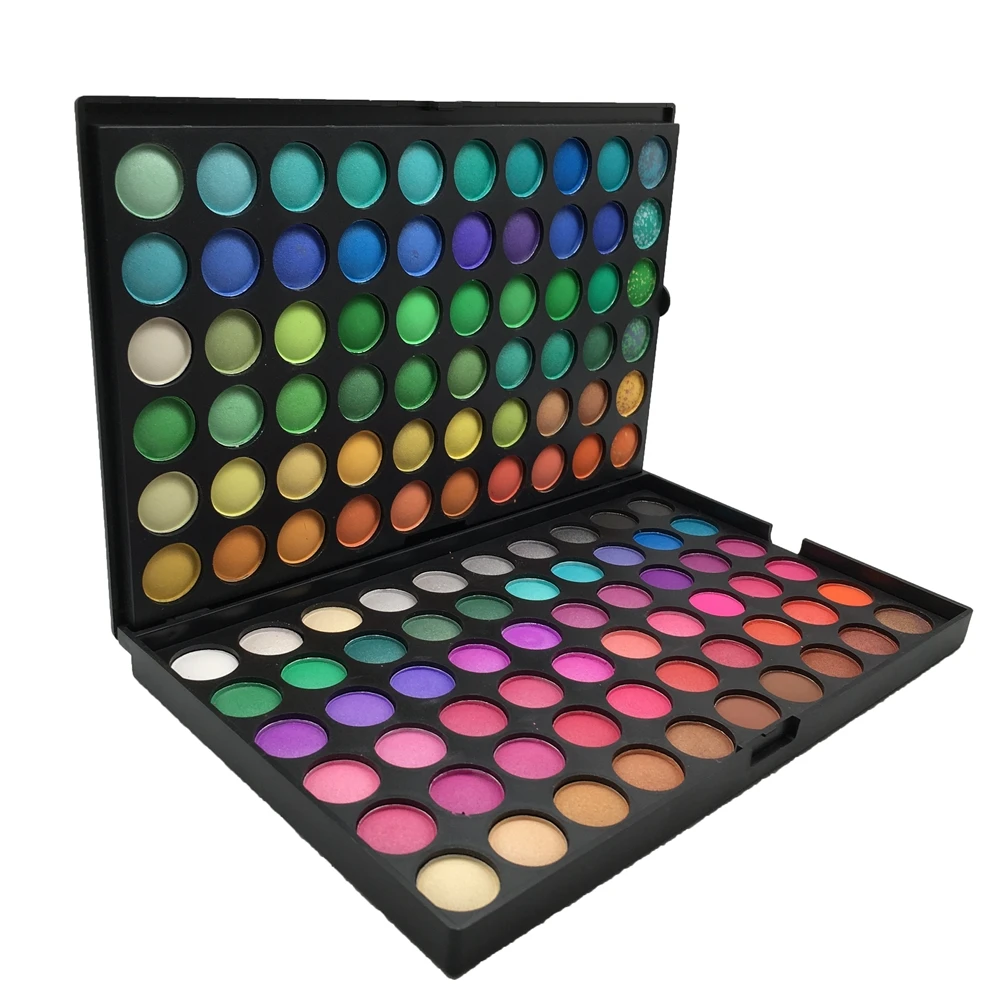 

Cosmetics high pigment persistent metal shiny pearlescent 120 colors eye shadow