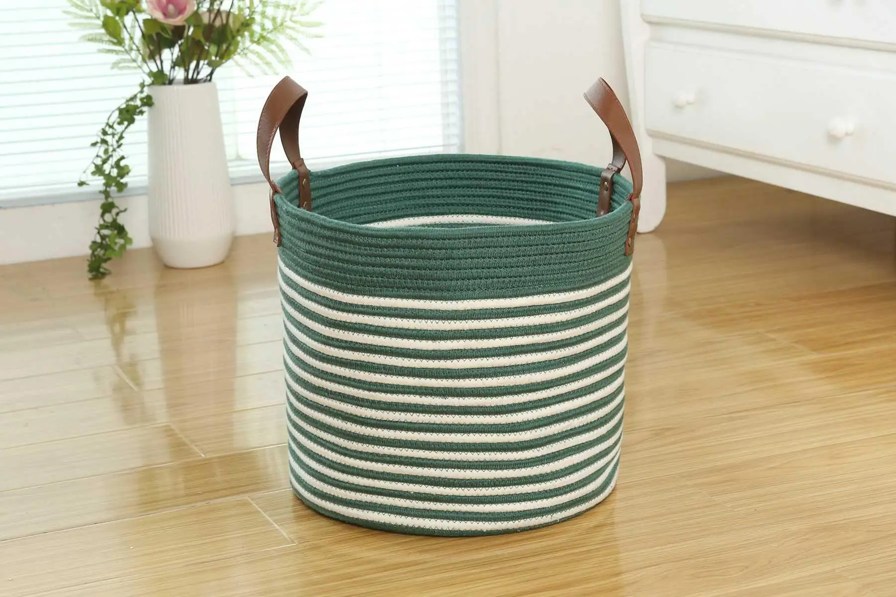 Extra Large Storage Rope Baskets Woven Baskets Blanket Cotton Rope