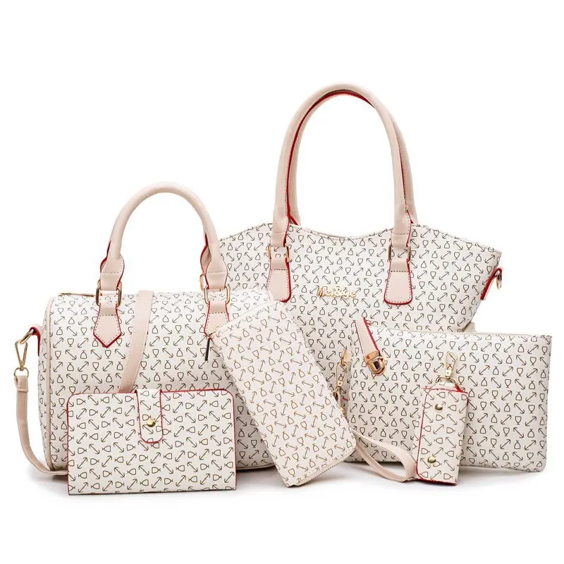 

2021 new arrivals luxury fashionable women's ladies purse 5 in 1 handbags set
