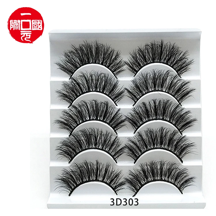 

One dollar European and American hot selling eyelashes explosion-proof false eyelashes thick three-dimensional eyelashes wholesa, Black color