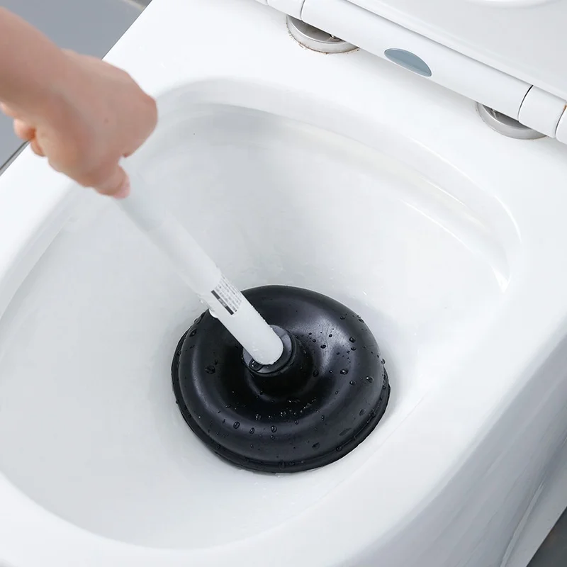 

Custom Rubber Flexible bellows design toilet bathroom kitchen drain sink plunger unblock, Black