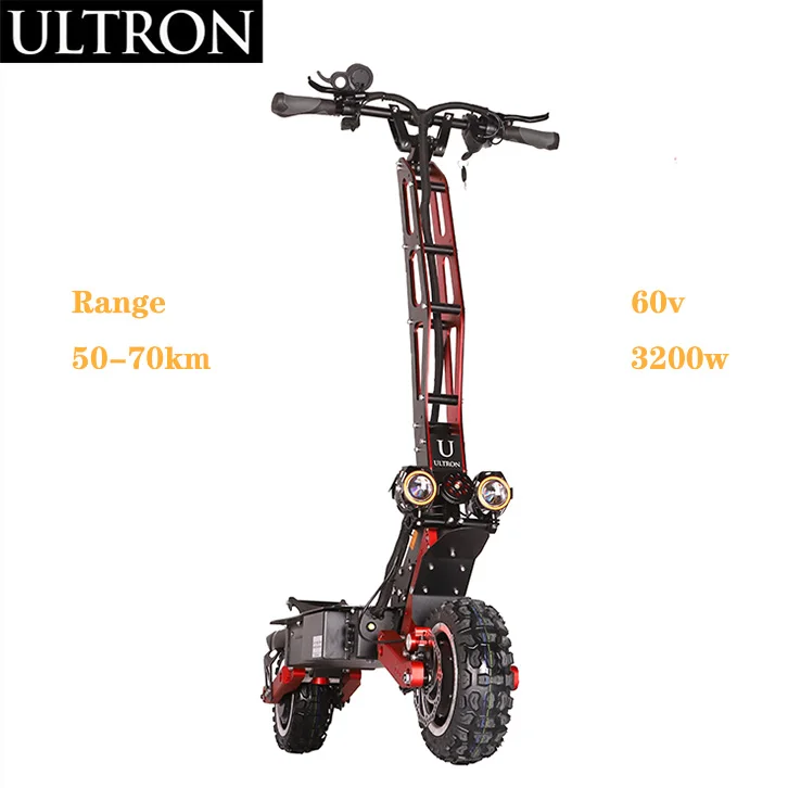 

ULTRON T128 Long Rang Battery 3200 Watt Manufacturer Electric Kick Scooter