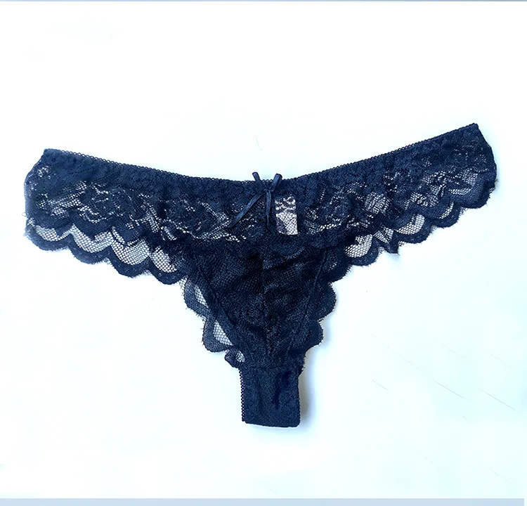 

Hot Woman Underpants Sexy Lace Ladies Underwear Transparent Women Panties Valentines Day Lingerie Women's Lace Thongs G String, Customized color