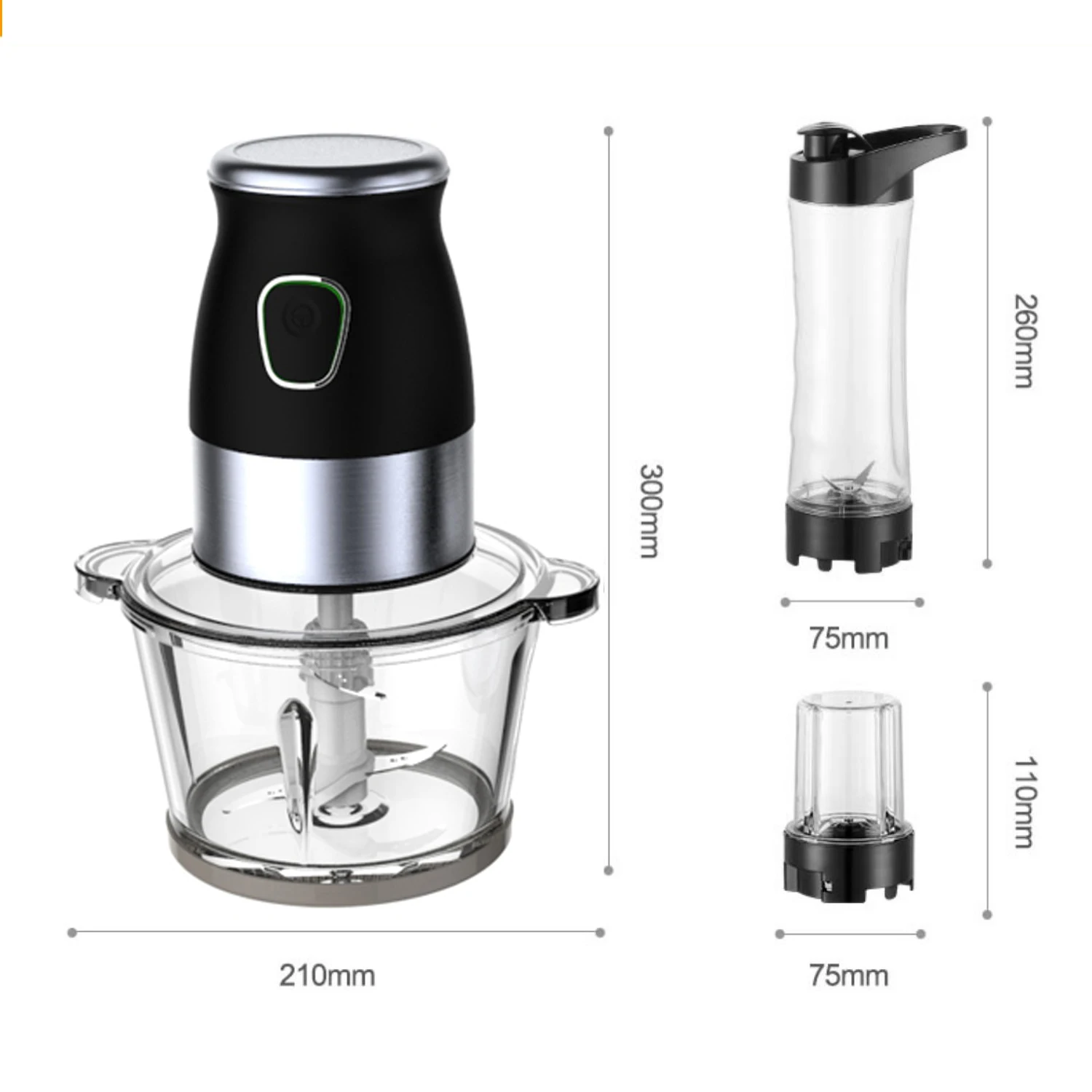 Wholesale 3 In 1 Electric Food Processor Multi-function With Chopper ...