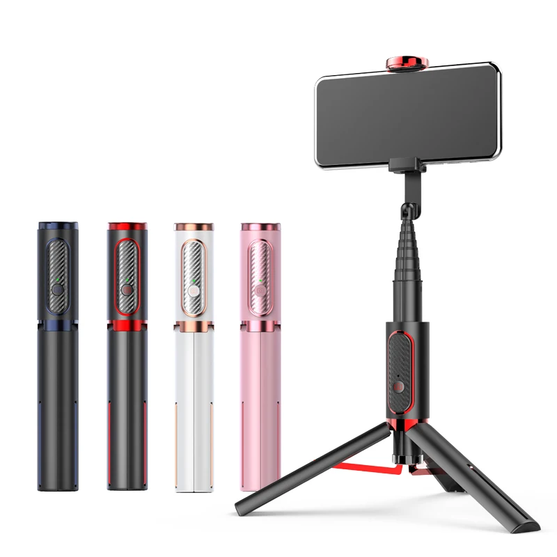 

Universal phone 360-degree rotating foldable Wireless remote control selfie stick with tripod