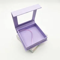 

Light Purple Professional Eyelash Box Manufacturer Square Eyelash Box Packaging