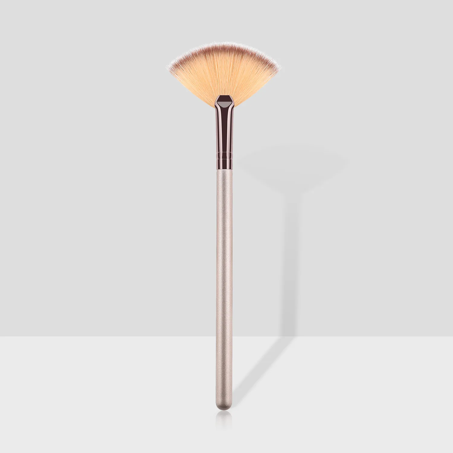 

Makeup Brush Single Beauty Vegan Fan Shape Brush Oem Private Label