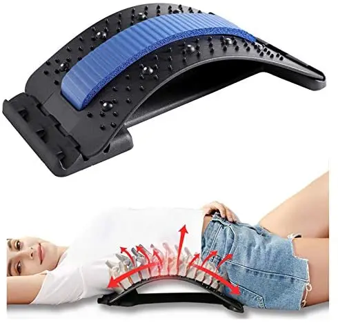 

3 Level Magic Adjustable Magnetic Pain Relief Lumbar Waist Back Massager Stretcher Support Device