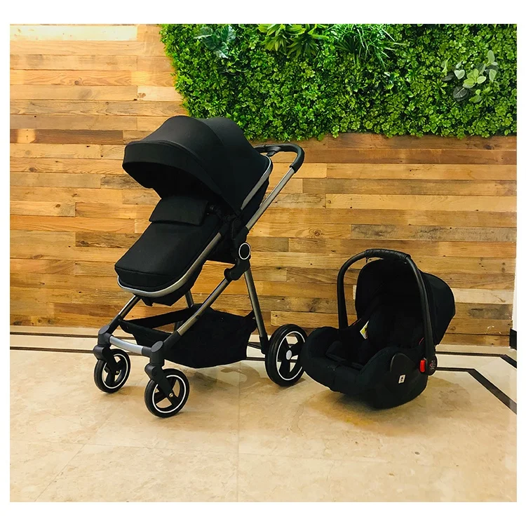 

Brightbebe hot mom EN1888 manufacturing folding travel system reversible car seat pram become carry cot 2 in 1 stroller baby