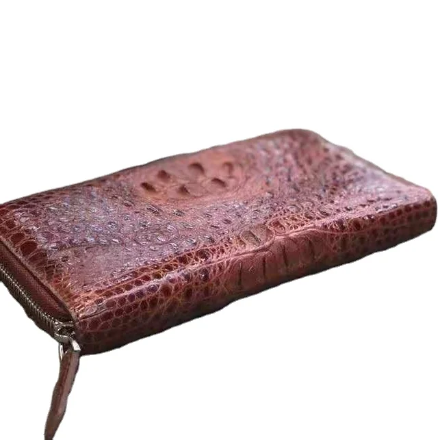 

2020 Top Quality Mini Men Women Short Zippers Crocodile Skin Leather Wallets with Money Card Holder