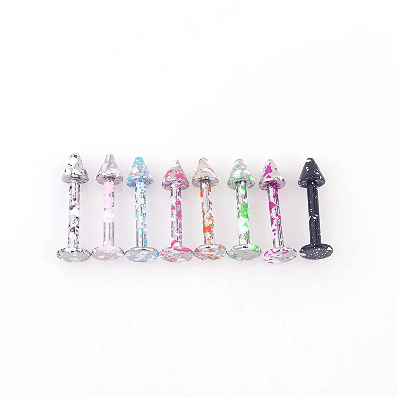 

2021 Sailing Piercing Jewelry Tongue Nail Tongue Labret Rings Lips Nail Ring