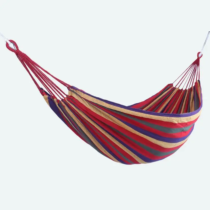 
High Quality Garden Swings Outdoor Camping Hammock Hanging Chair Sleeping Bed Portable Single Style Portable Hammock 
