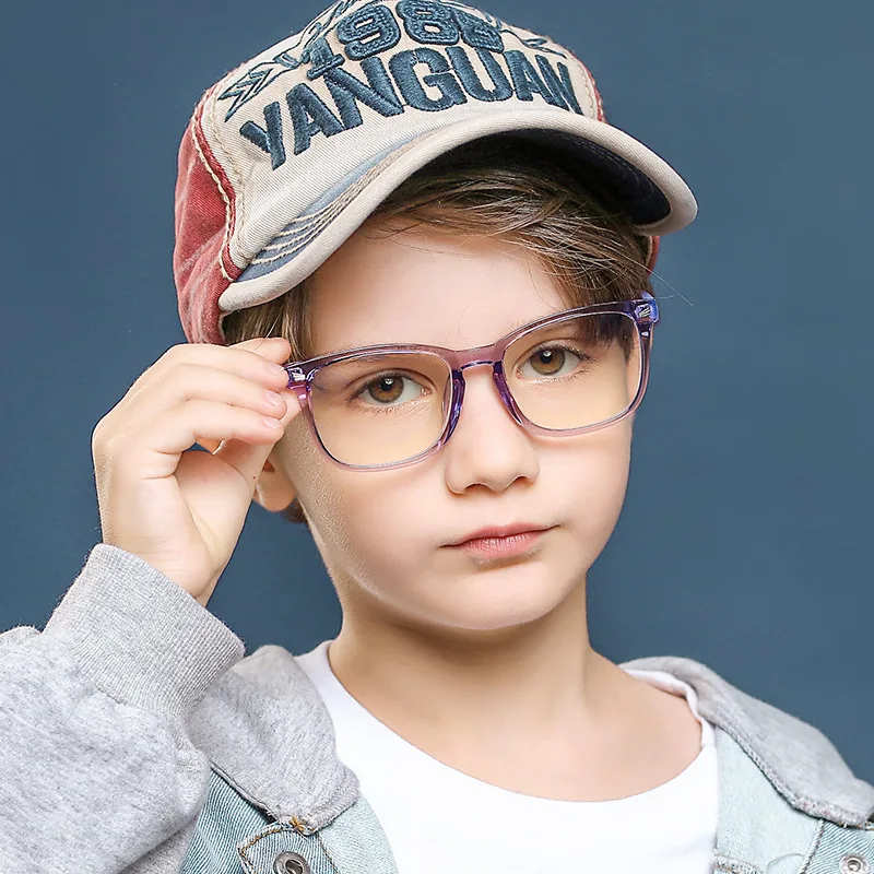 

2022 Hot Sales Tr90 Kids Anti Blue Light Blocking Glasses Cute Boys Girls Eyeglasses Frames Computer Glasses