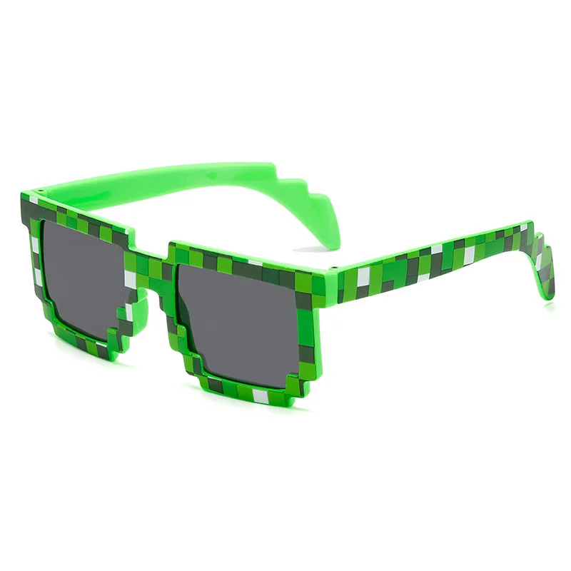 

hot selling custom logo sunglasses trending sunglasses green sunglasses, Picture shows