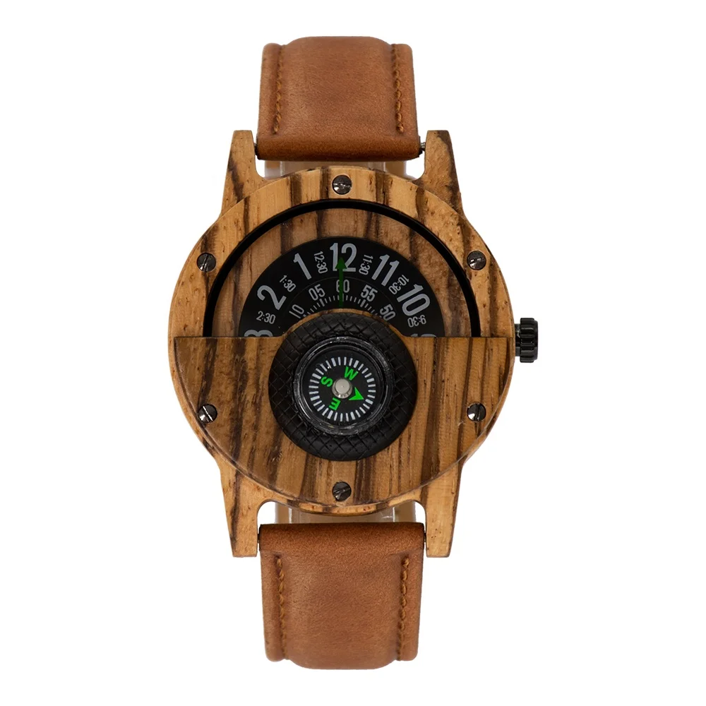 

Shenzhen watch factory odm watches odm design made of wood ecofriendly wooden watches with genuine leather band