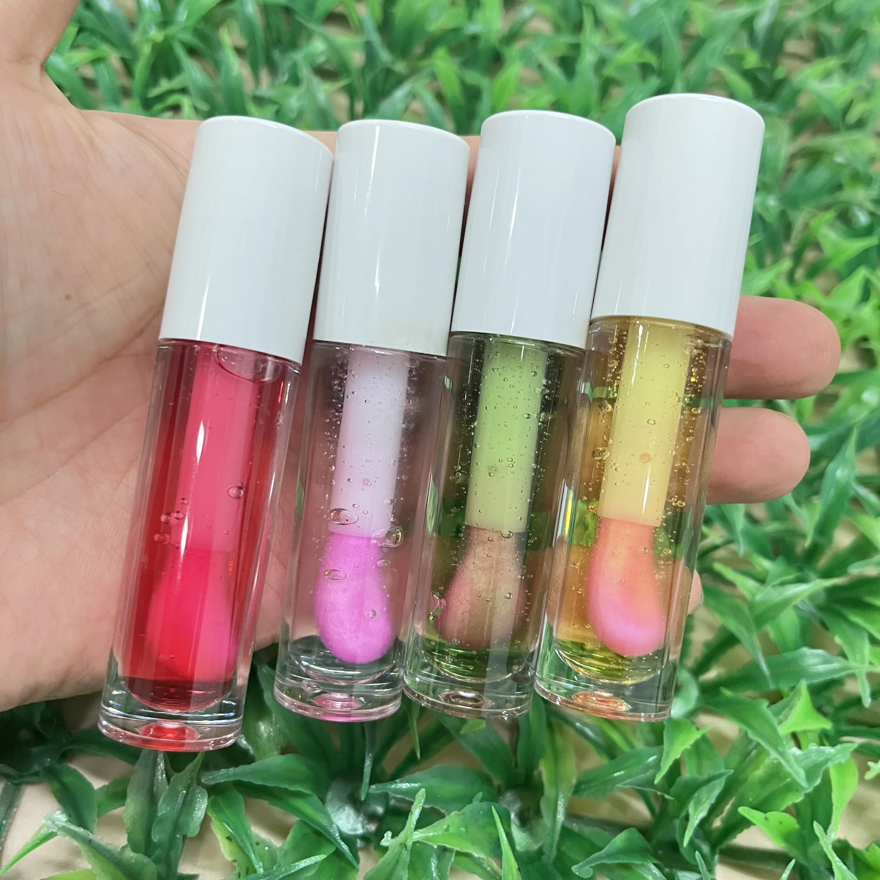 

Top trending vegan tinted natural magic lip oil color changing lip oil private label