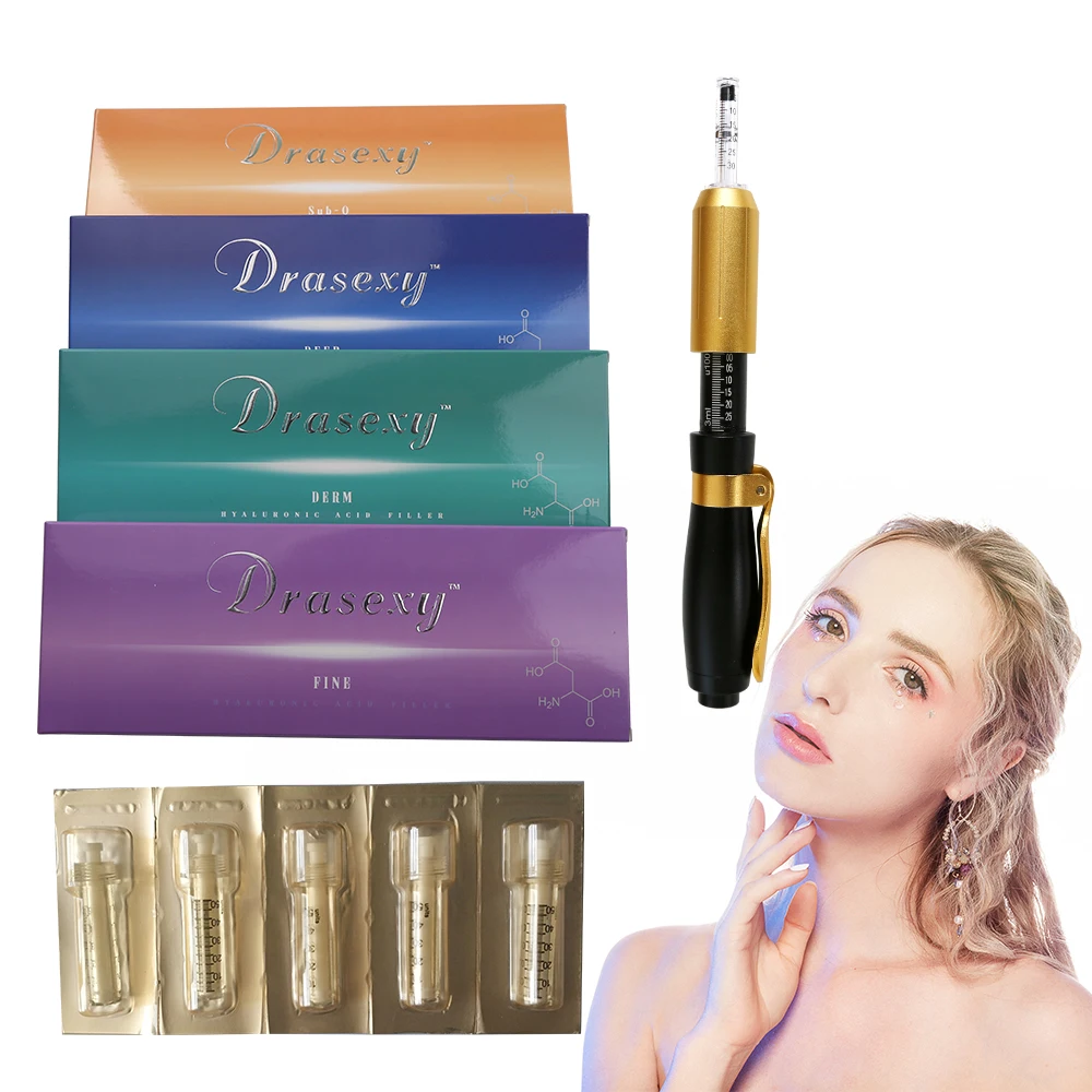 

High Pressure Lip Filler 0.3ml 0.5ml Hyaluronic Injection Pen, Transparent