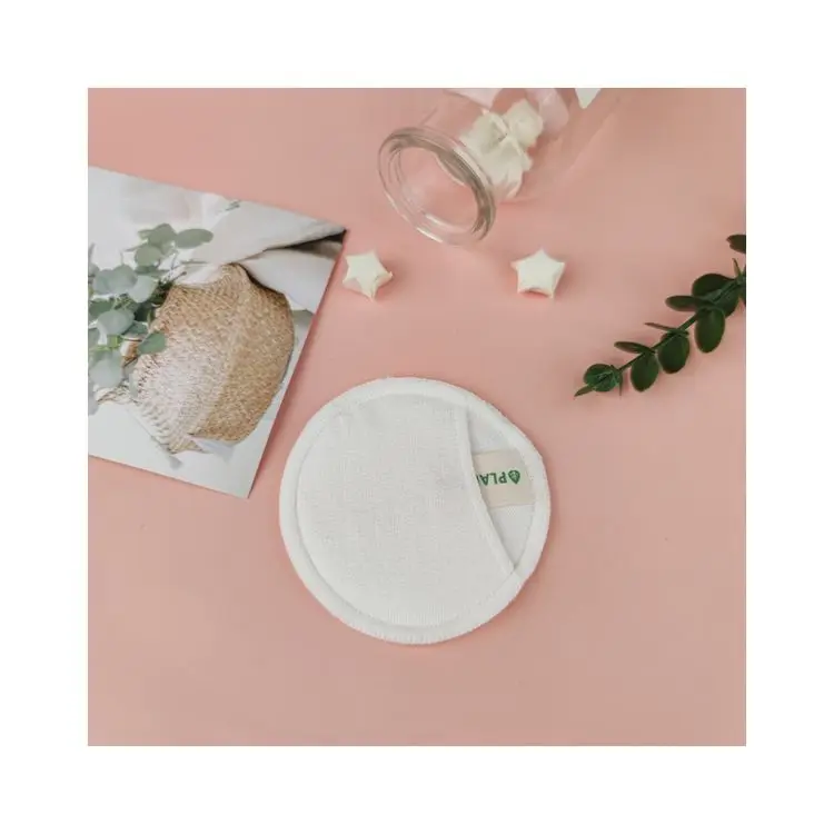 

Factory Supply Easy Cleaning Cotton Pad Reusable Makeup Remover Pads, White