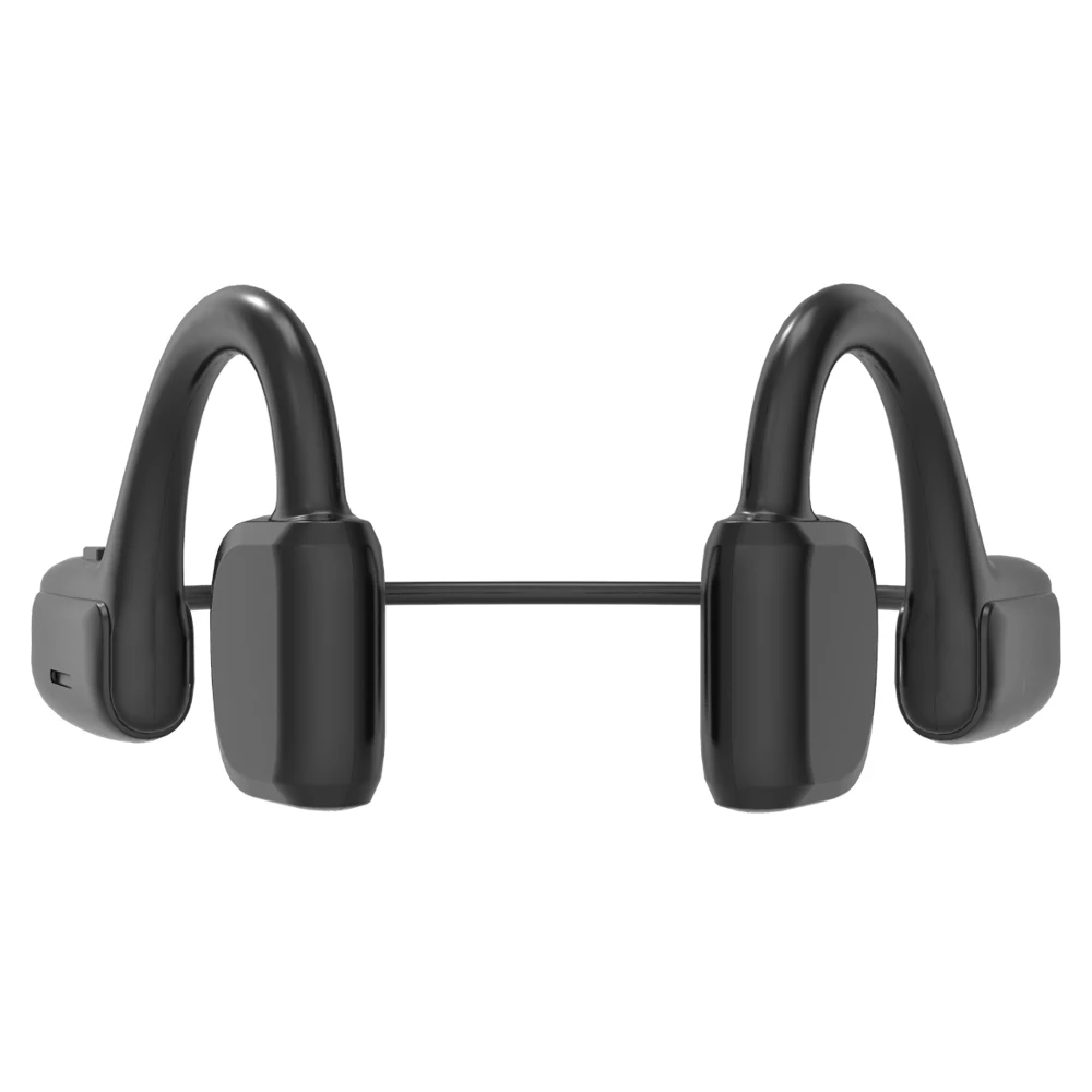 

NEW G1 bone conduction BT V5.1 headphone motion wireless headphone noise cancels the waterproof and sweatproof neck headphone, Black