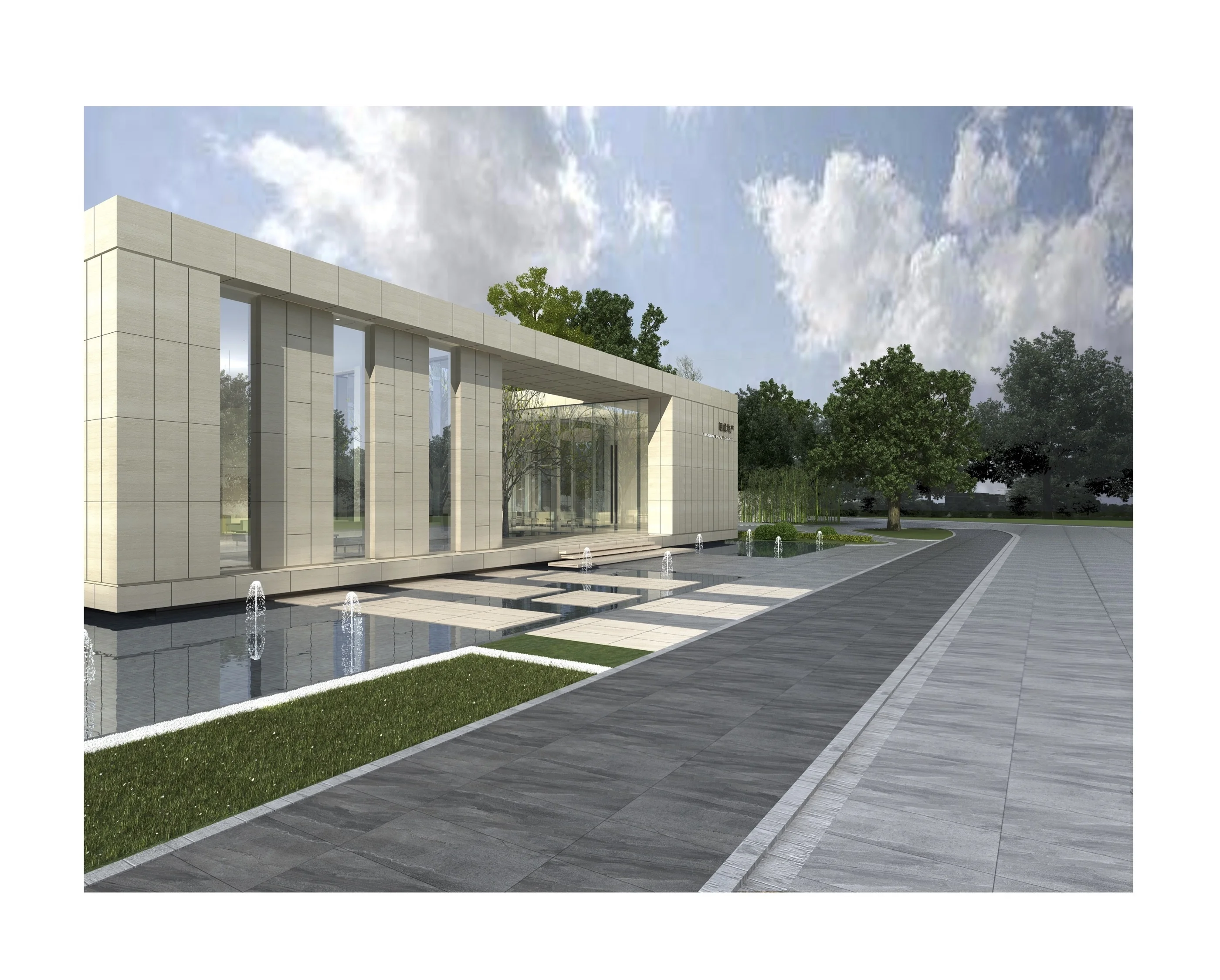 
Light Grey Foshan Manufacturing Pavement Natural Stone Outdoor Floor Tiles Durable Outdoor Pavers 