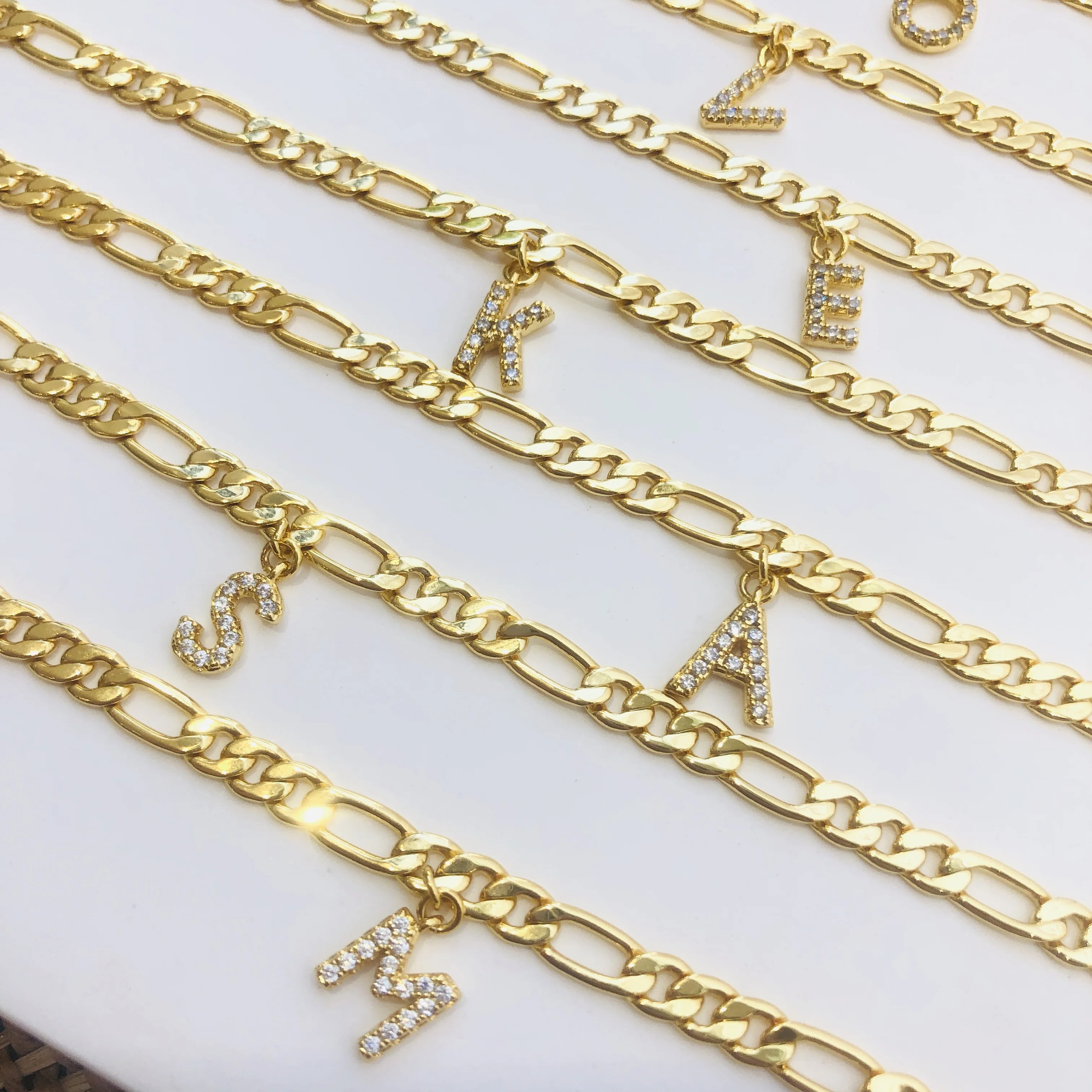 Eico Ladies Anklets Sets Fashion Letter 