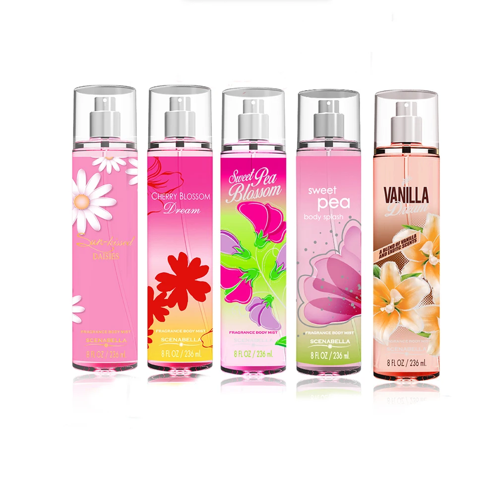 

236ml Private Label Flora Fragrance Spray Body Mist Splash For Women
