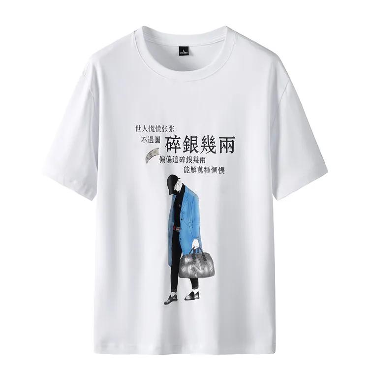 

Factory sale various men 100% cotton customized custom printed t-shirt, 2 colors