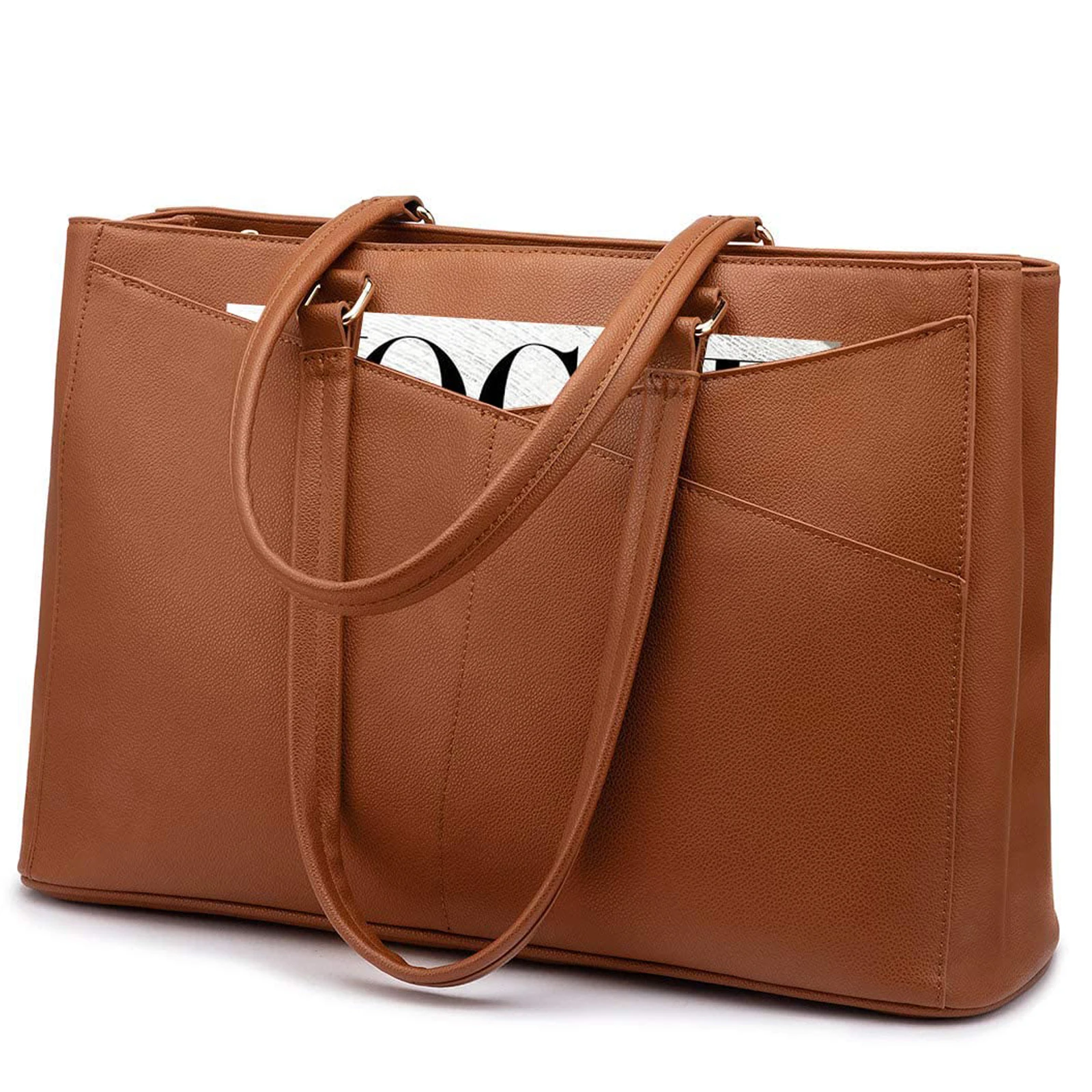 

Fashion carry on Elegant Ladies Laptop Tote Bag Waterproof Leather Computer Bags Women Business Office Work Bag Briefcase