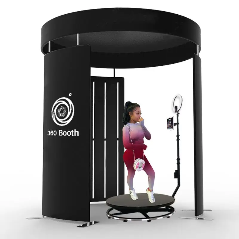 

360 photo booth free shipping 360 photo booth automatic 7 people