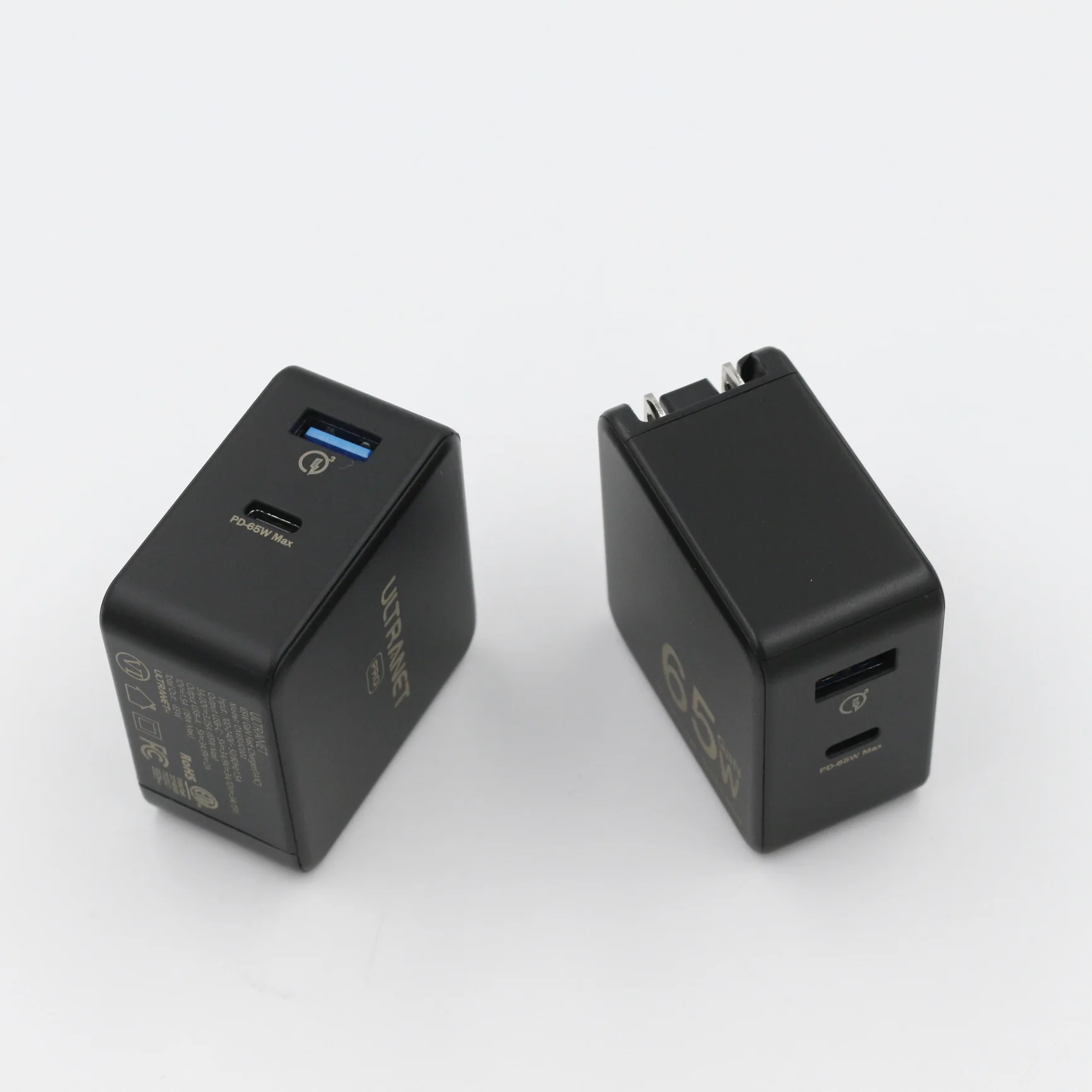 

High technology foldable and smallest usb gan charger with 65W