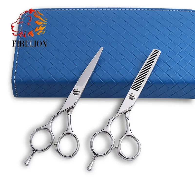 

Left handed Hairdressing Scissors for haircut barbershop styling DIY tools shears for hairdresser, Silver