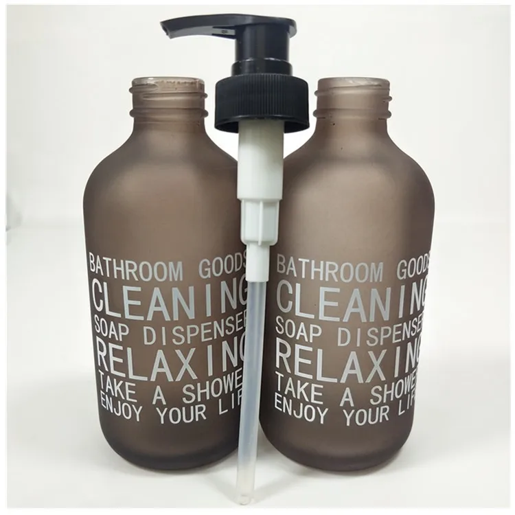 
100ML 250ML 500ML Soap Foaming Glass Bottle With Pump 