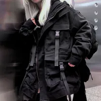 

UNISEX Jackets Streetwear Pockets Loose Casual Denim Jackets Oversized New Fashion Vintage Bf Coats Unisex