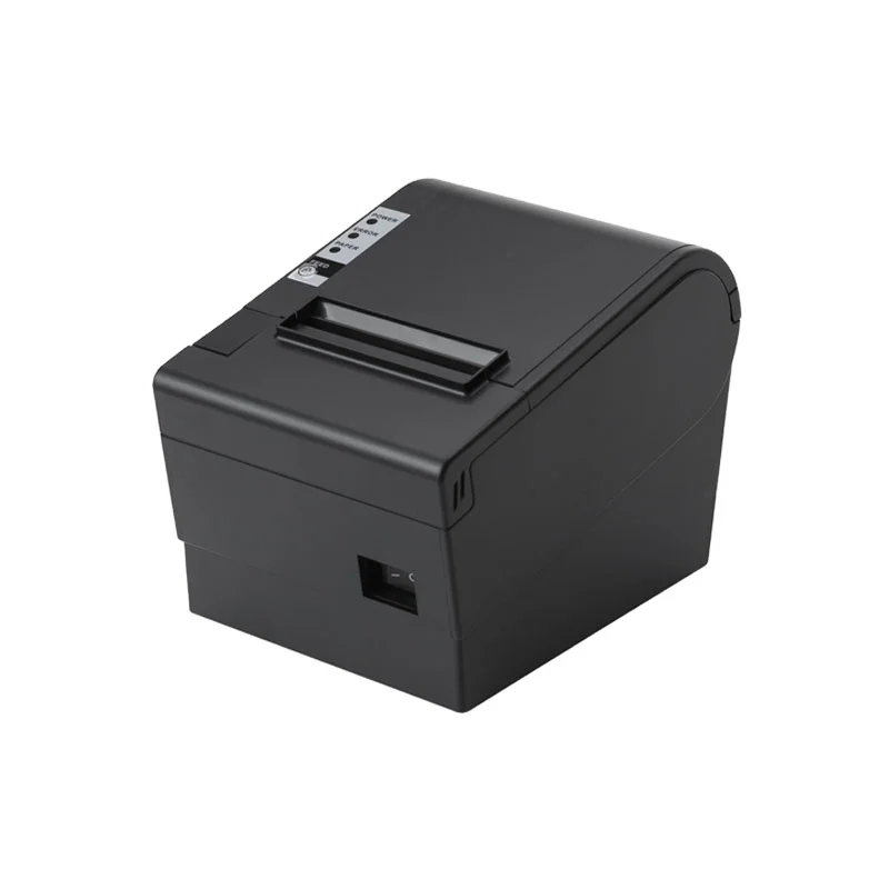 

HSPOS 80mm Restaurant Ticket Check Ethernet Thermal Receipt Printer ESC/P0S Command USB and Lan HS-825UL, Black color